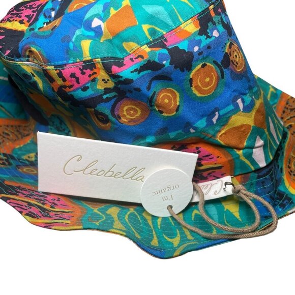 Cleobella Noa Bucket Hat in Paradiso Print NWT